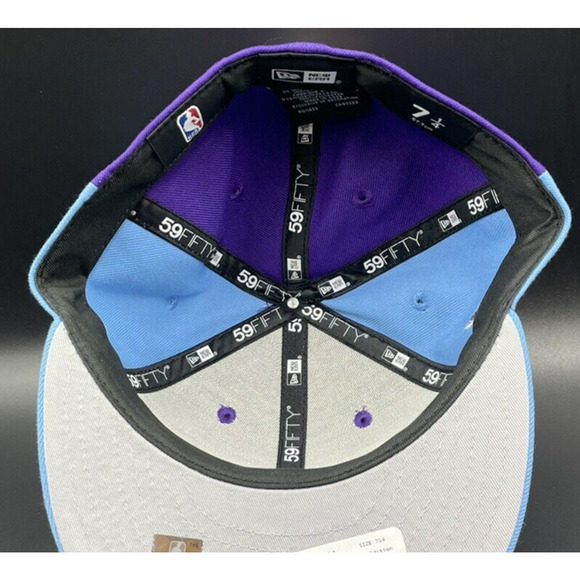 New Era Los Angeles‎ Lakers NBA City Edition 59Fifty Fitted Hat /Cap Size 7-1/4 - Picture 5 of 5